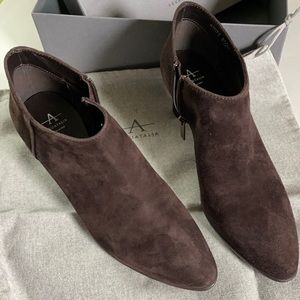 Aquatalia Dona Dress Suede bootie, 8.5M